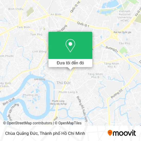 Bản đồ Chùa Quảng Đức