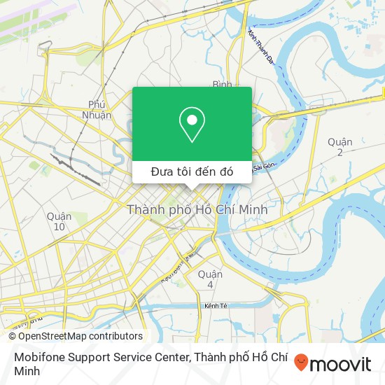 Bản đồ Mobifone Support Service Center