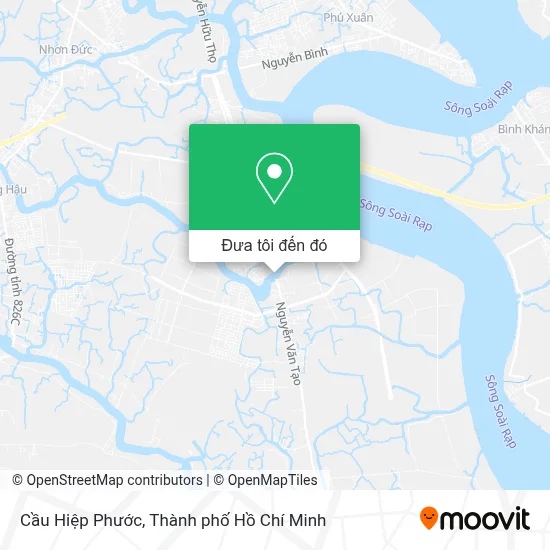 Bản đồ Cầu Hiệp Phước