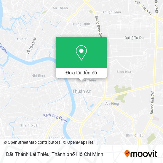 Bản đồ Đất Thánh Lái Thiêu