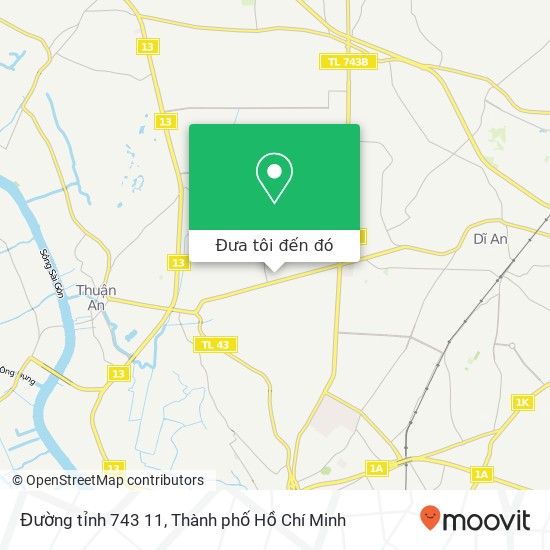 Bản đồ Đường tỉnh 743 11