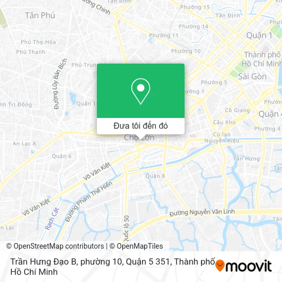 Bản đồ Trần Hưng Đạo B, phường 10, Quận 5 351