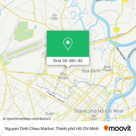 Bản đồ Nguyen Dinh Chieu Market