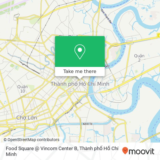 Bản đồ Food Square @ Vincom Center B