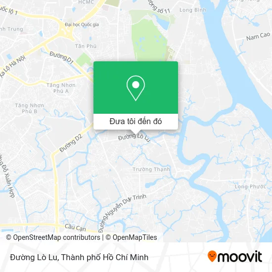 Bản đồ Đường Lò Lu