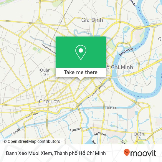 Bản đồ Banh Xeo Muoi Xiem