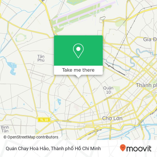 Bản đồ Quán Chay Hoà Hảo