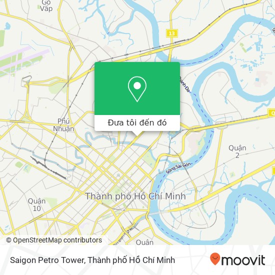 Bản đồ Saigon Petro Tower