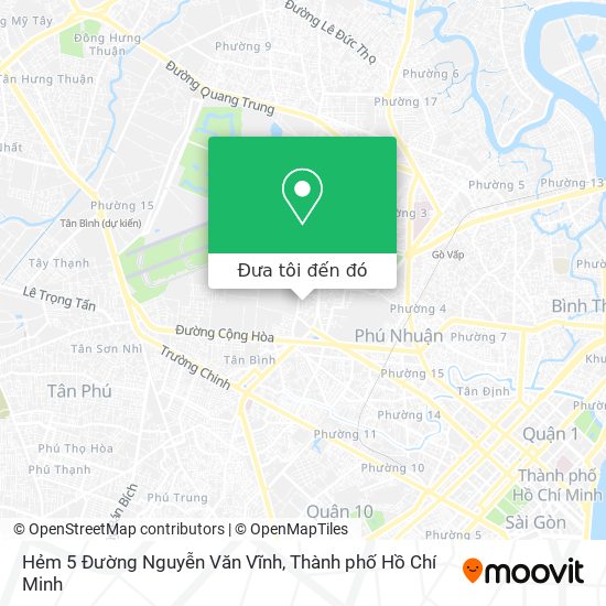 Bản đồ Hẻm 5 Đường Nguyễn Văn Vĩnh
