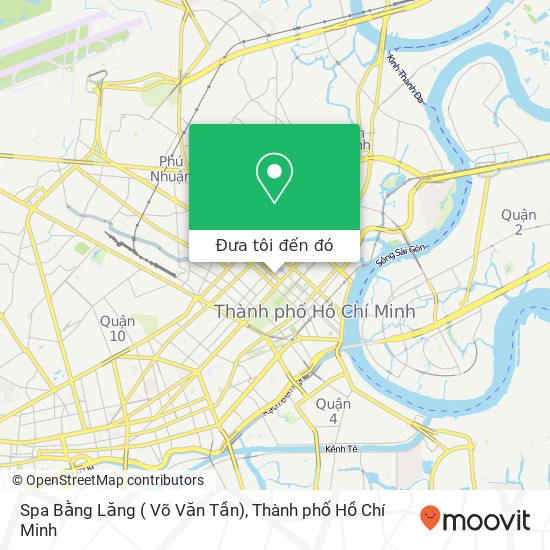 Bản đồ Spa Bằng Lăng ( Võ Văn Tần)