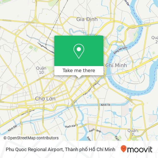 Bản đồ Phu Quoc Regional Airport