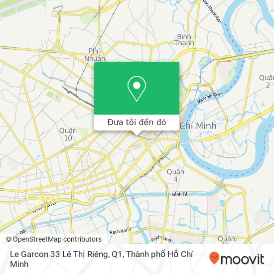 Bản đồ Le Garcon 33 Lê Thị Riêng, Q1