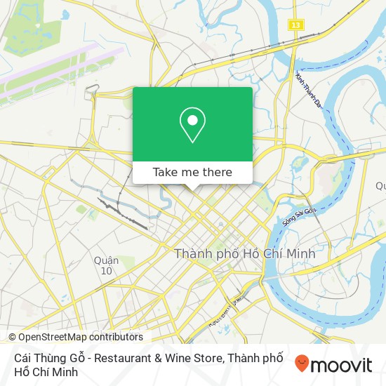 Bản đồ Cái Thùng Gỗ - Restaurant & Wine Store