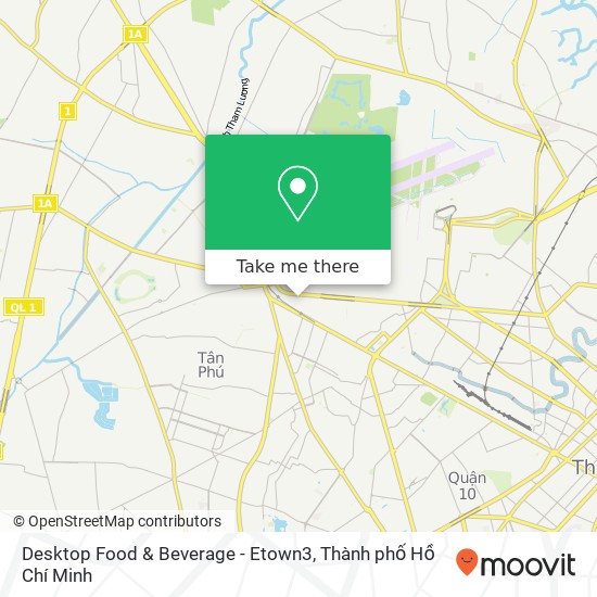 Bản đồ Desktop Food & Beverage - Etown3