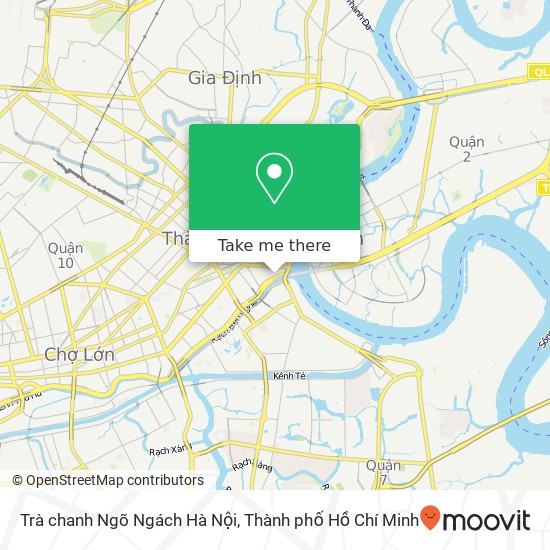 Bản đồ Trà chanh Ngõ Ngách Hà Nội