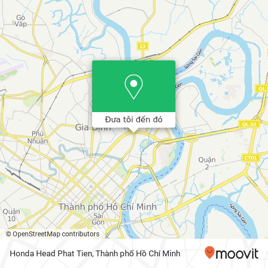 Bản đồ Honda Head Phat Tien
