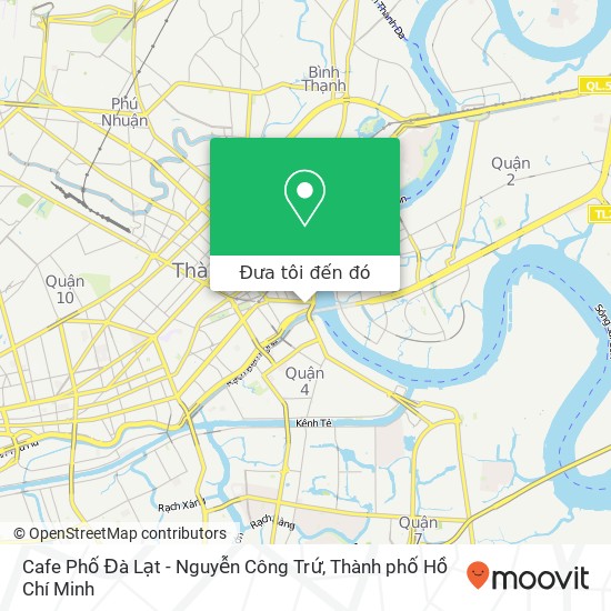Bản đồ Cafe Phố Đà Lạt - Nguyễn Công Trứ