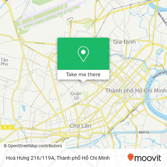 Bản đồ Hoà Hưng 216/119A