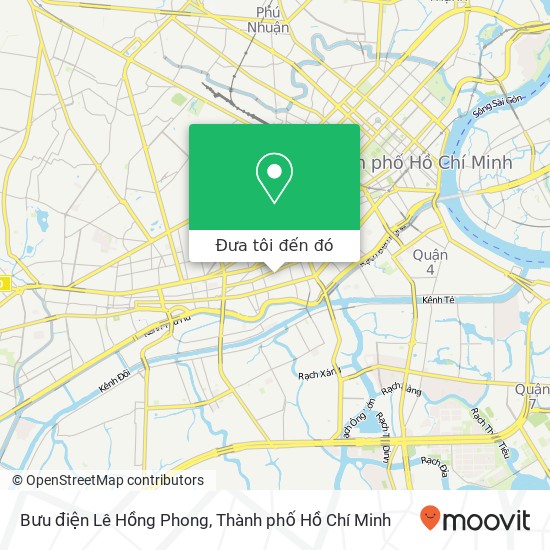 Bản đồ Bưu điện Lê Hồng Phong
