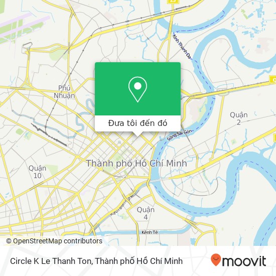 Bản đồ Circle K Le Thanh Ton