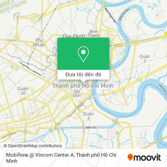 Bản đồ Mobifone @ Vincom Center A