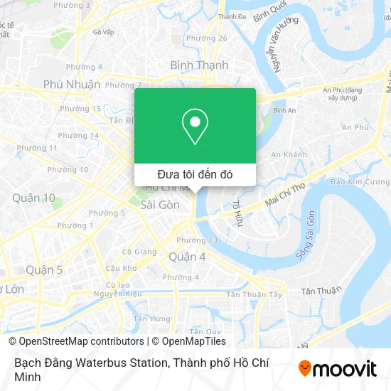 Bản đồ Bạch Đằng Waterbus Station