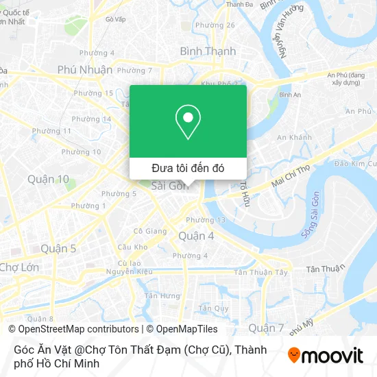 Bản đồ Góc Ăn Vặt @Chợ Tôn Thất Đạm (Chợ Cũ)