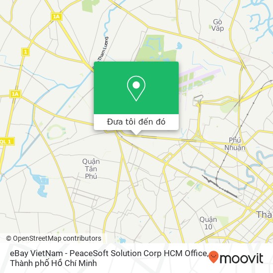 Bản đồ eBay VietNam - PeaceSoft Solution Corp HCM Office