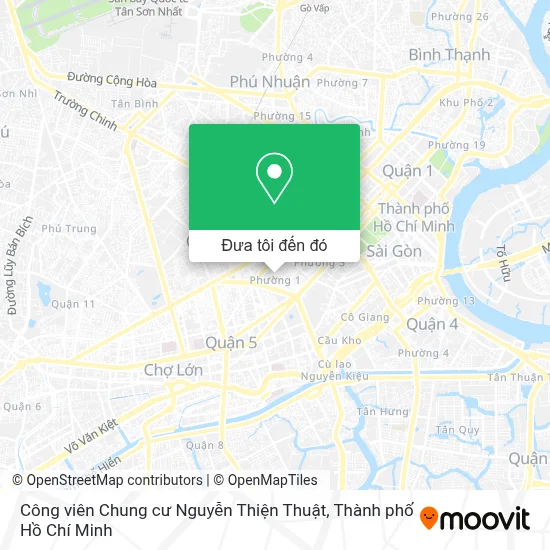 Bản đồ Công viên Chung cư Nguyễn Thiện Thuật