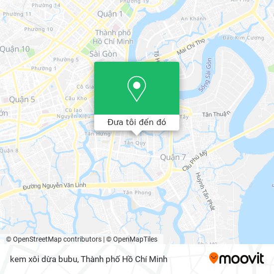 Bản đồ kem xôi dừa bubu