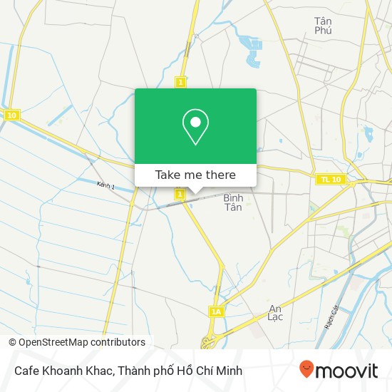 Bản đồ Cafe Khoanh Khac