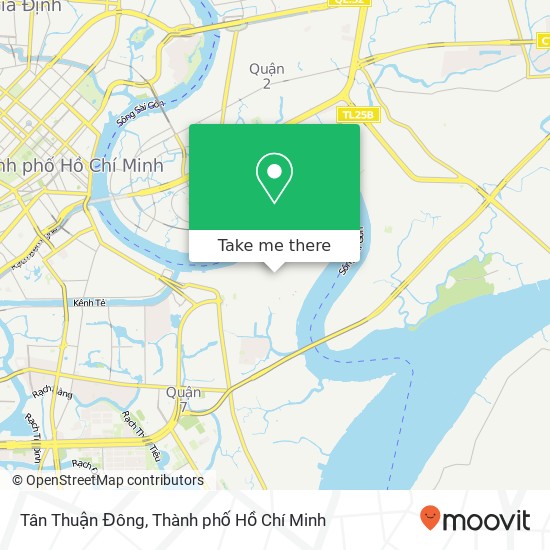 Bản đồ Tân Thuận Đông