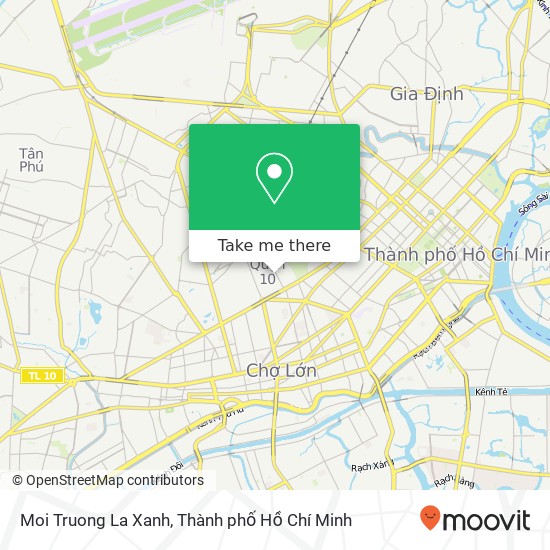 Bản đồ Moi Truong La Xanh