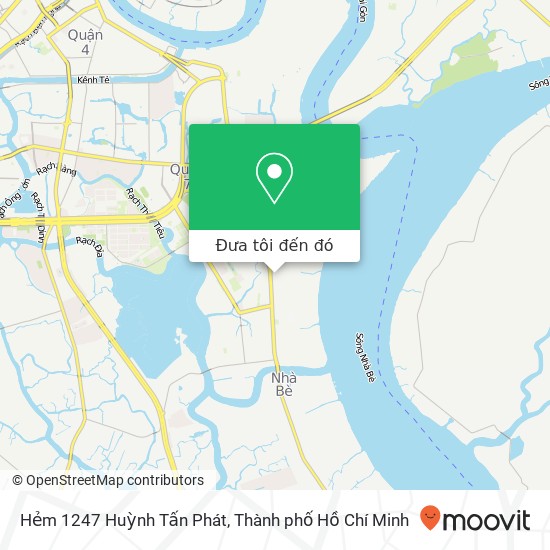 Bản đồ Hẻm 1247 Huỳnh Tấn Phát
