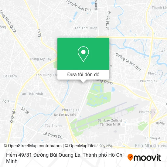 Bản đồ Hẻm 49/31 Đường Bùi Quang Là