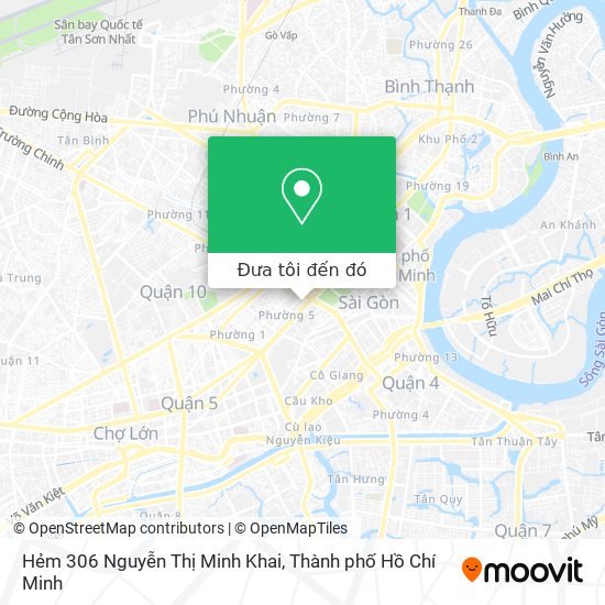 Bản đồ Hẻm 306 Nguyễn Thị Minh Khai