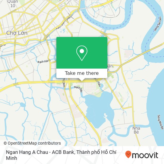 Bản đồ Ngan Hang A Chau - ACB Bank