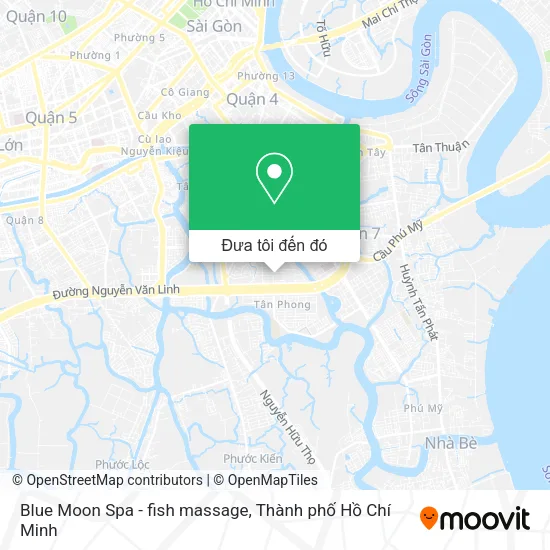 Bản đồ Blue Moon Spa - fish massage