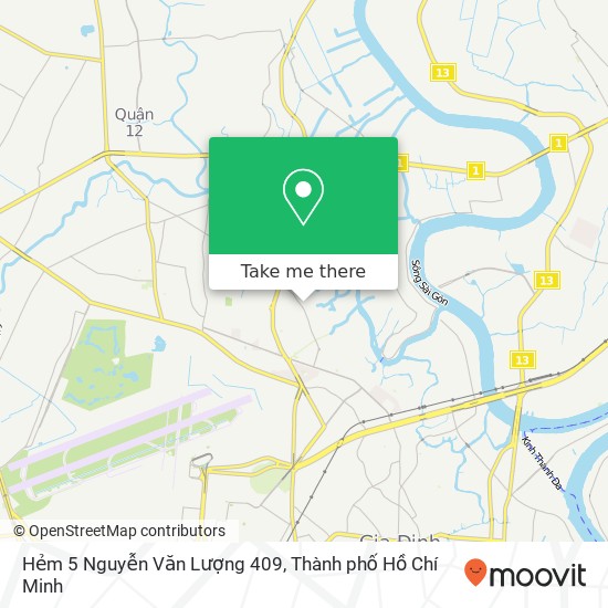 Bản đồ Hẻm 5 Nguyễn Văn Lượng 409