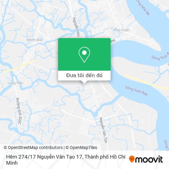 Bản đồ Hẽm 274/17 Nguyễn Văn Tạo 17