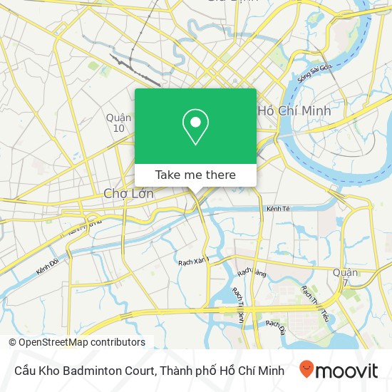 Bản đồ Cầu Kho Badminton Court