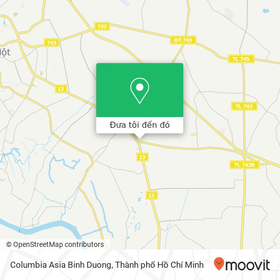 Bản đồ Columbia Asia Binh Duong