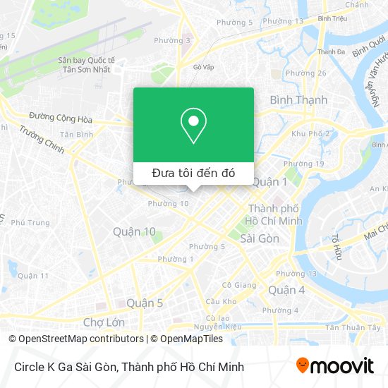Bản đồ Circle K Ga Sài Gòn