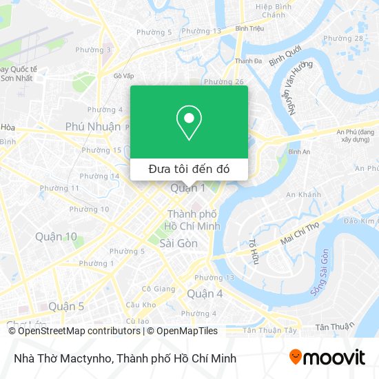 Bản đồ Nhà Thờ Mactynho