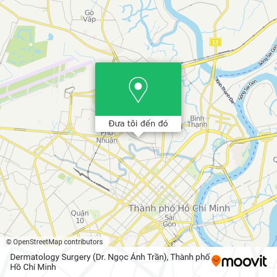 Bản đồ Dermatology Surgery (Dr. Ngọc Ánh Trần)