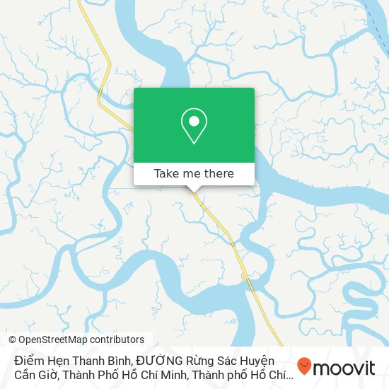 Bản đồ Điểm Hẹn Thanh Bình, ĐƯỜNG Rừng Sác Huyện Cần Giờ, Thành Phố Hồ Chí Minh