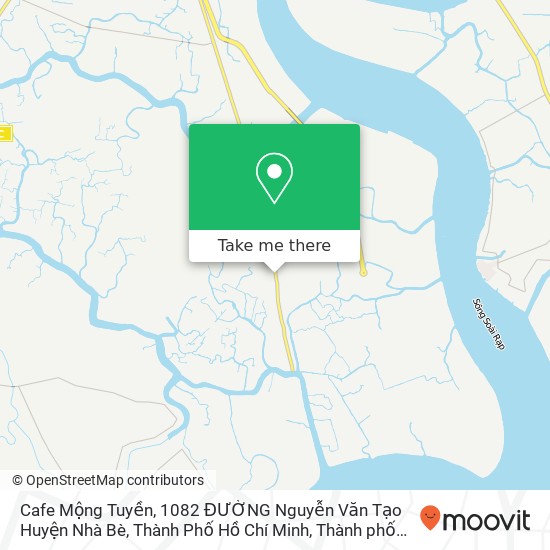 Bản đồ Cafe Mộng Tuyền, 1082 ĐƯỜNG Nguyễn Văn Tạo Huyện Nhà Bè, Thành Phố Hồ Chí Minh
