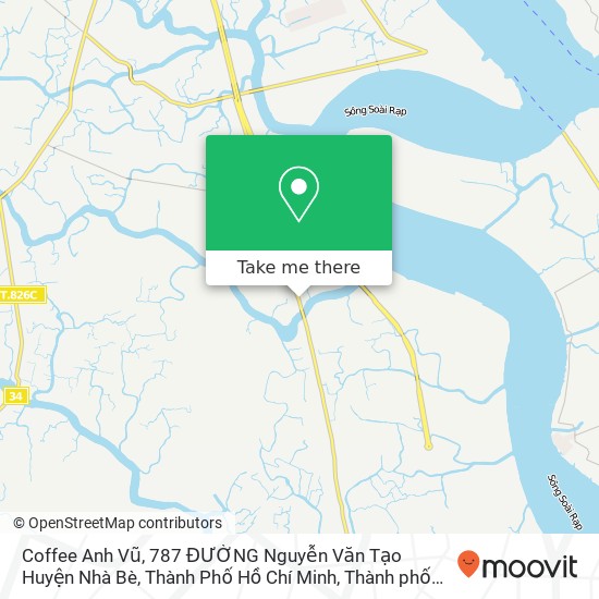 Bản đồ Coffee Anh Vũ, 787 ĐƯỜNG Nguyễn Văn Tạo Huyện Nhà Bè, Thành Phố Hồ Chí Minh