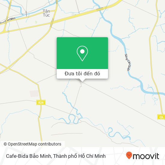 Bản đồ Cafe-Bida Bảo Minh, ĐƯỜNG Đoàn Nguyễn Tuân Huyện Bình Chánh, Thành Phố Hồ Chí Minh