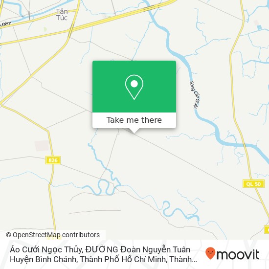 Bản đồ Áo Cưới Ngọc Thủy, ĐƯỜNG Đoàn Nguyễn Tuân Huyện Bình Chánh, Thành Phố Hồ Chí Minh